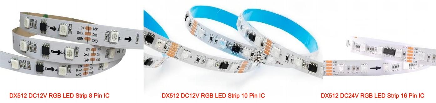 24V 5050RGB LED Strip DMX512